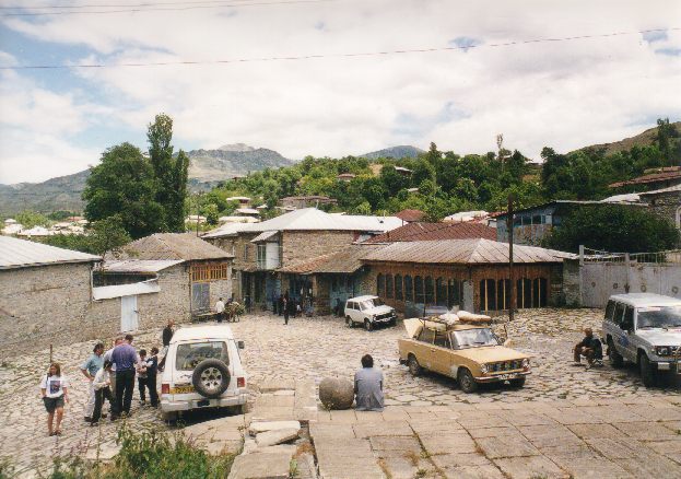 Lahij town square