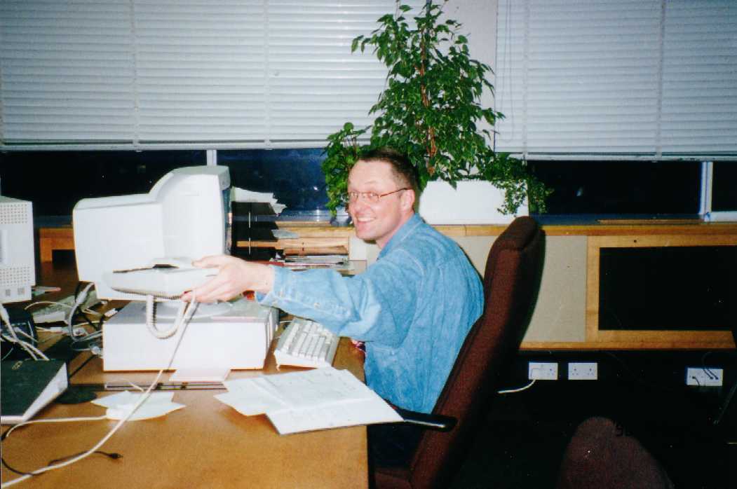 Dan's desk - the project office