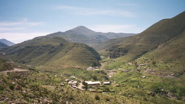 The valley at Chusmiza