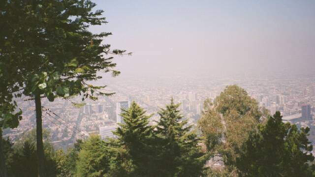 Santiago from the top of Cerro San Cristobal