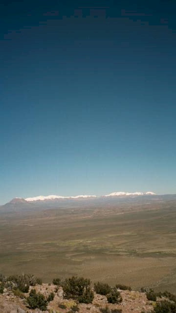 Blue sky above the Altiplano