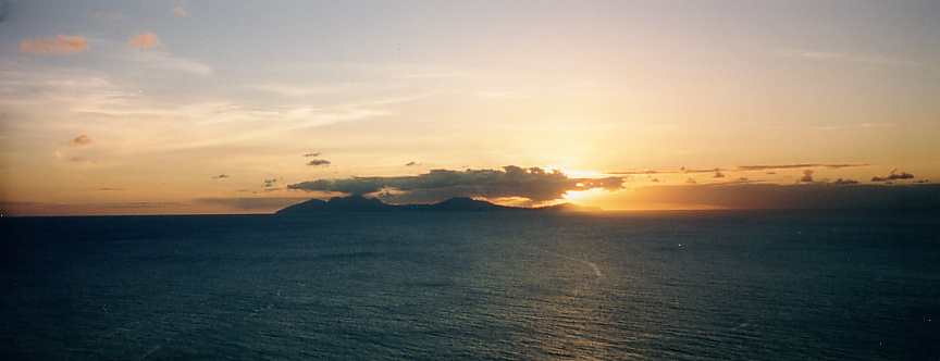 Montserrat at dusk